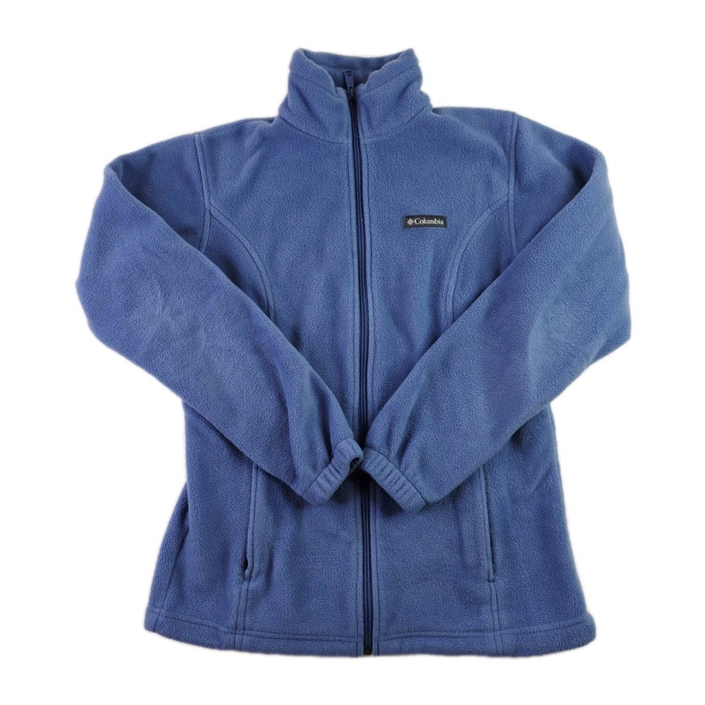 Columbia Women's Benton Springs Full Fleece Jacket, Full Zip, Blue, Size S - Picture 1 of 6